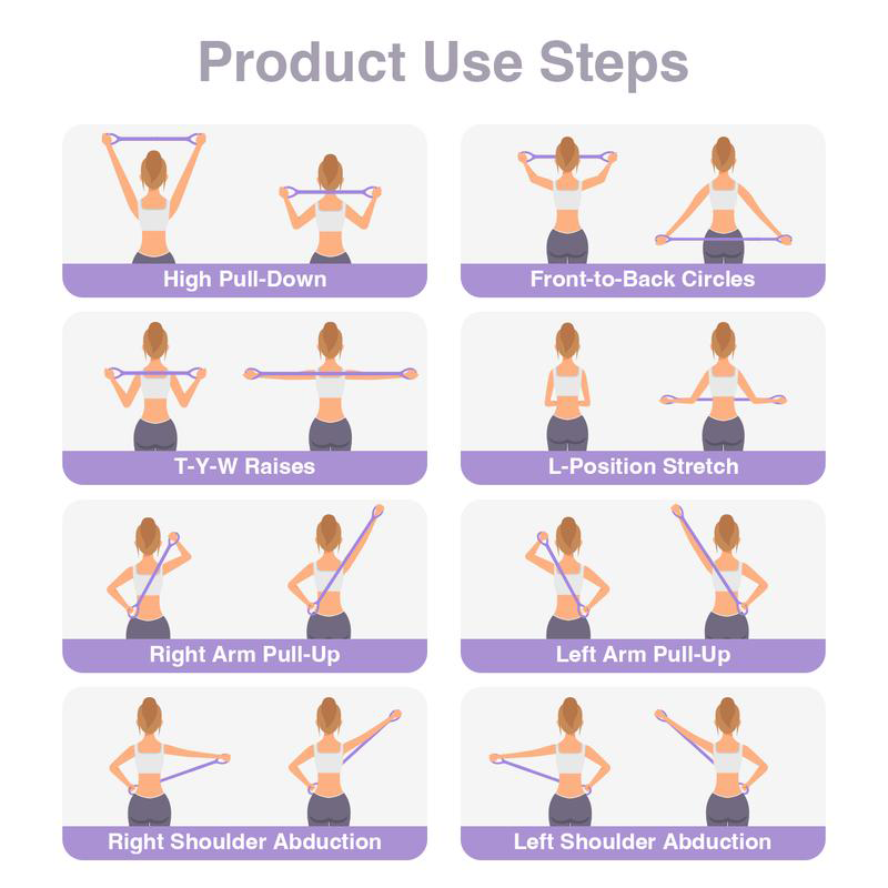 🔥Hot Sale 49% off🌟-Figure 8 Resistance Bands – Silicone Exercise Bands