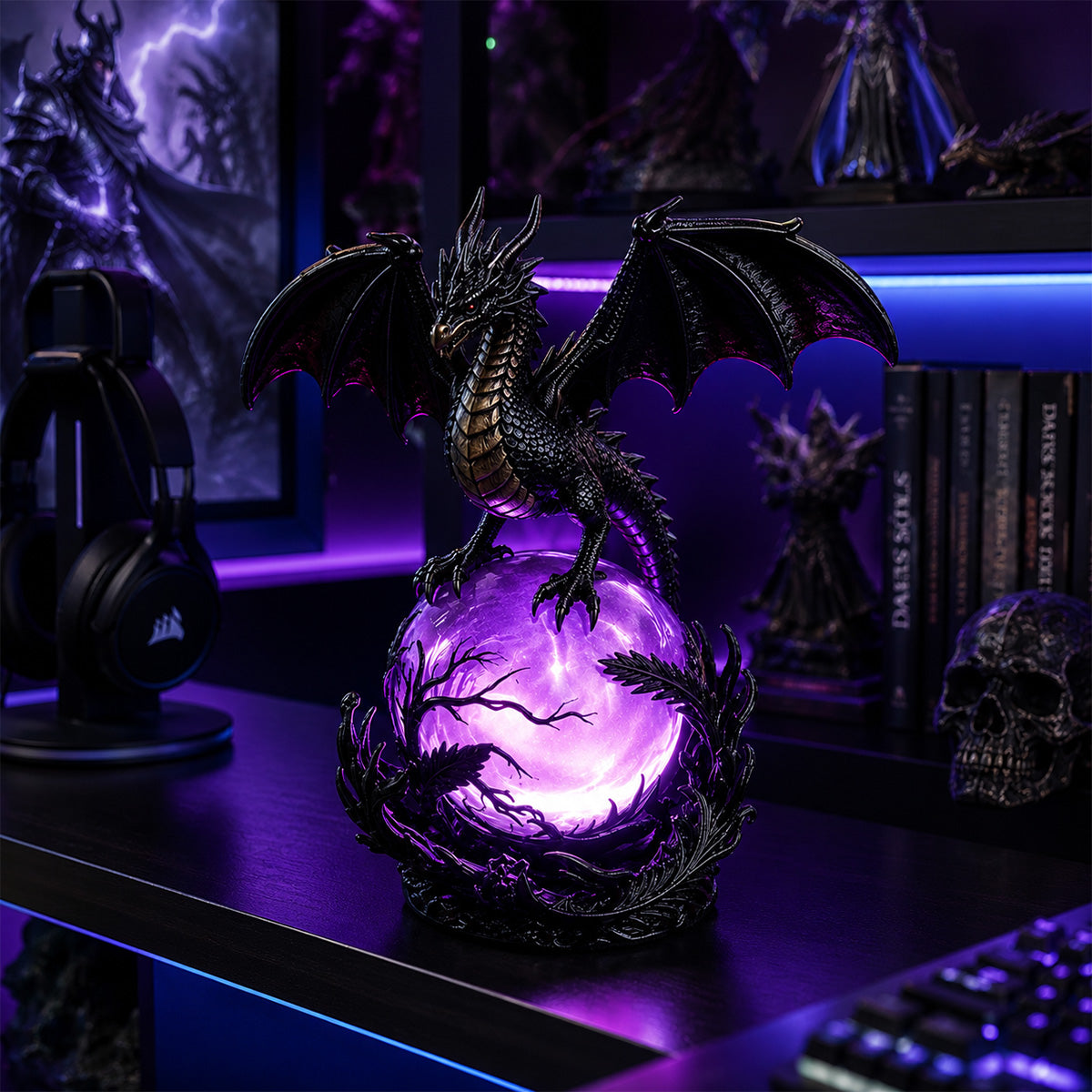 š„ TODAY ONLY 70% OFF ā Gothic Dragon Orb Lamp, Mystical Table Light