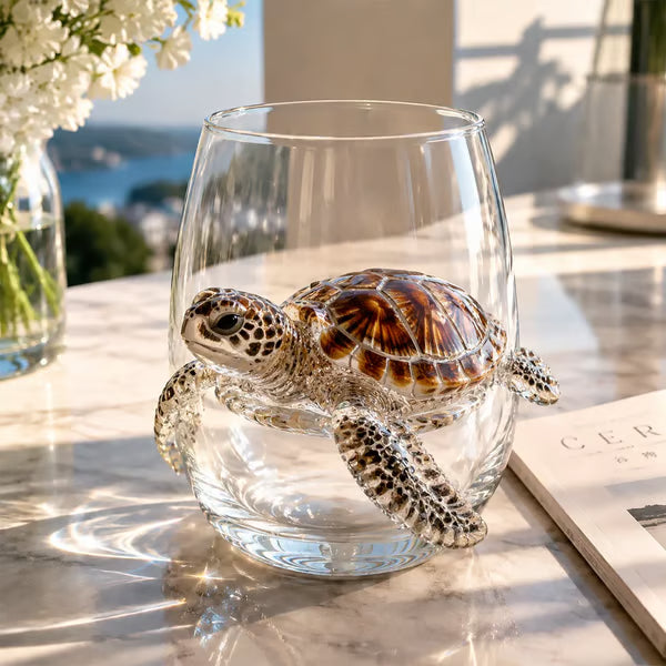 š 3D Ocean Animal Artisan Glassware Collection | For Fresher Sips, Sunlight-Catching Details, Coastal Elegance & Elevated Home Bar Vibes āØ