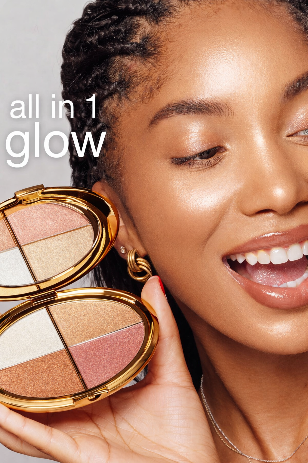 ✨ Last Day Buy 1 Get 1 Free ✨Glow Wardrobe Highlighting Eye & Cheek Palette