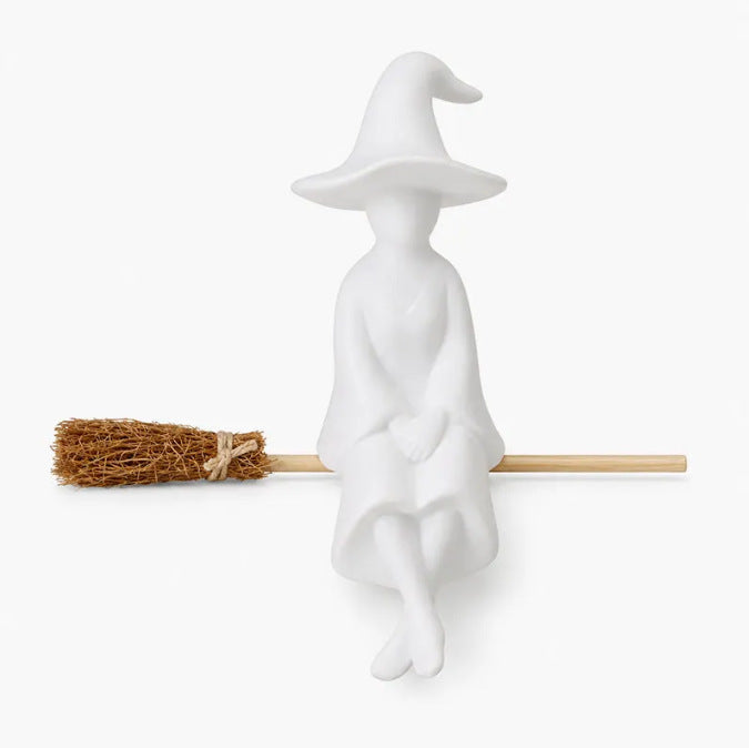 Luminous Ghost Ornament Set – Cute LED Halloween Tabletop Decor for Mantel, Shelf & Tiered Tray