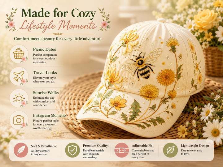 π₯Last Day 50% OFF πΈπΏ Garden Morning Cap