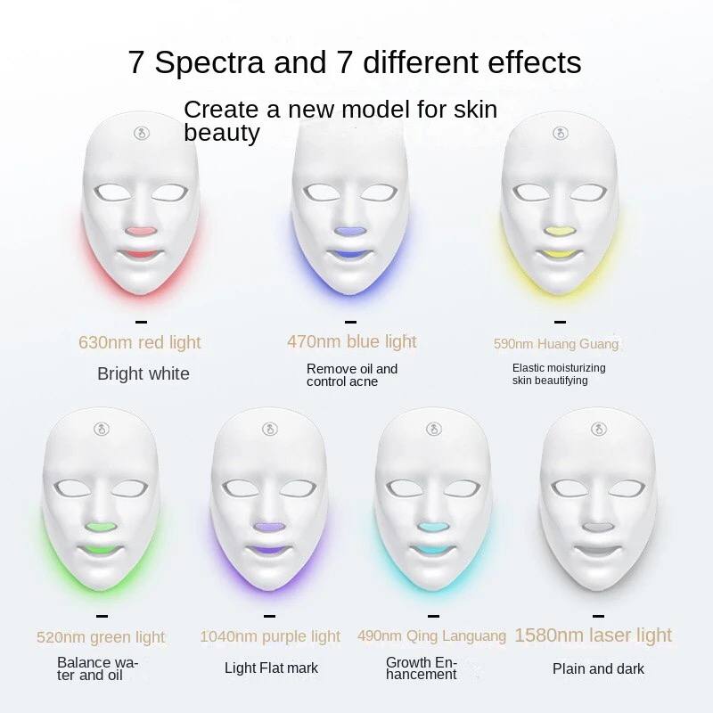 π₯7-Color LED Beauty Mask β Professional Skin Therapy at Home