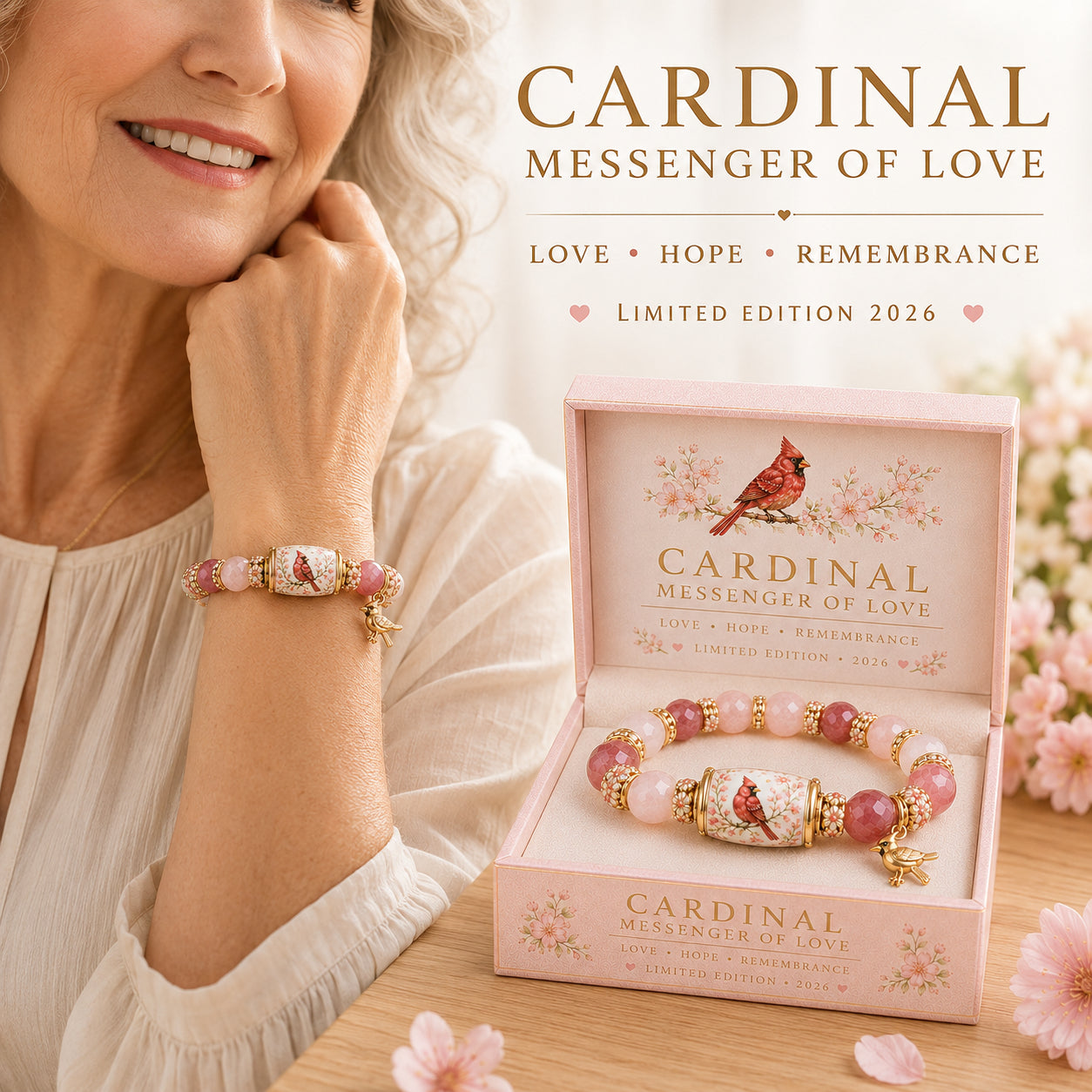 💖 Love, Peace & Spring Blessings 💖 | 2026 Limited Edition Handmade Bracelet