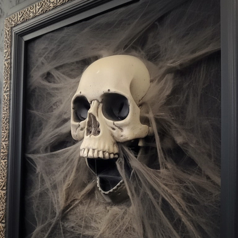 💀Handmade 3D Skull Photo Frame