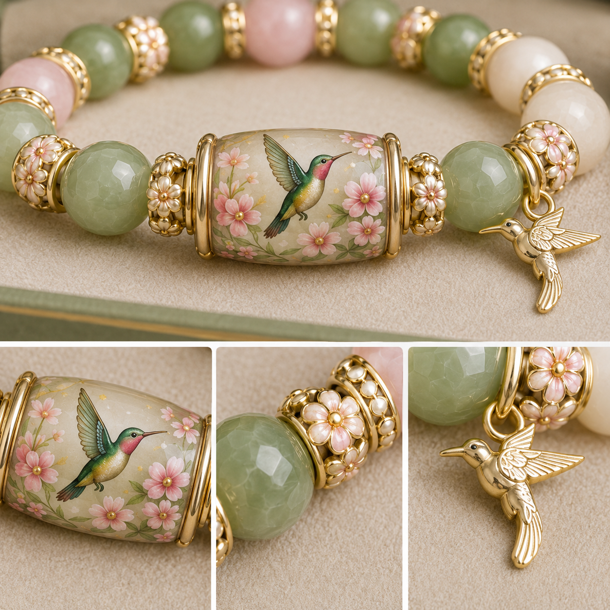 💖 Love, Peace & Spring Blessings 💖 | 2026 Limited Edition Handmade Bracelet