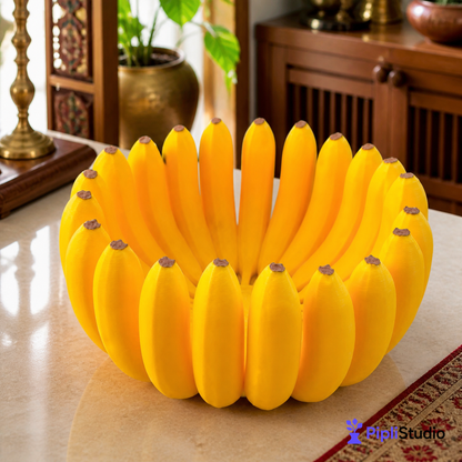 Banana Bowl – Fruit, Vegetable Storage Container & Organizer