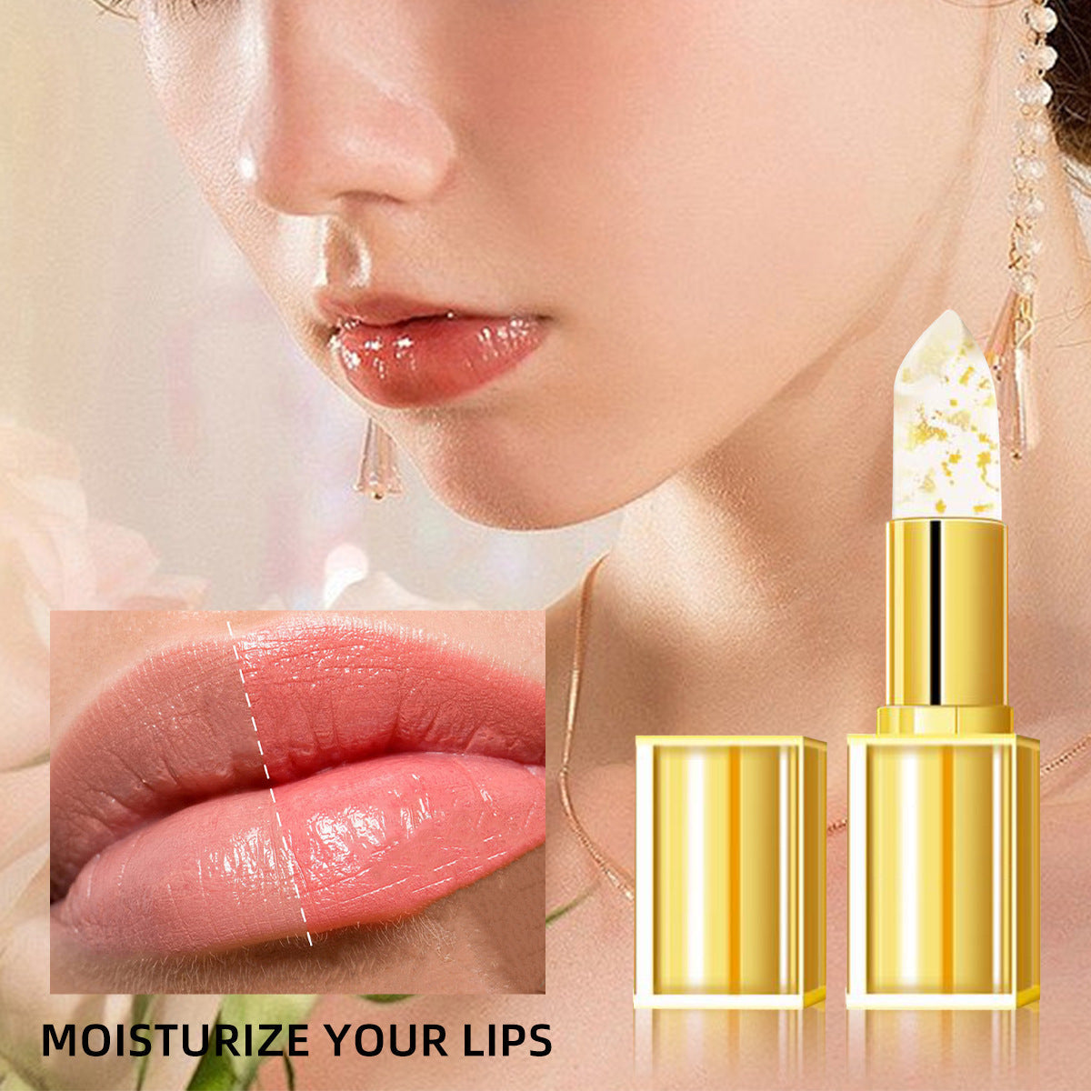 ✨Transferproof Color-Changing Lipstick💄CrystalClear Color Alchemy 💋 Auto-Tints on Contact!