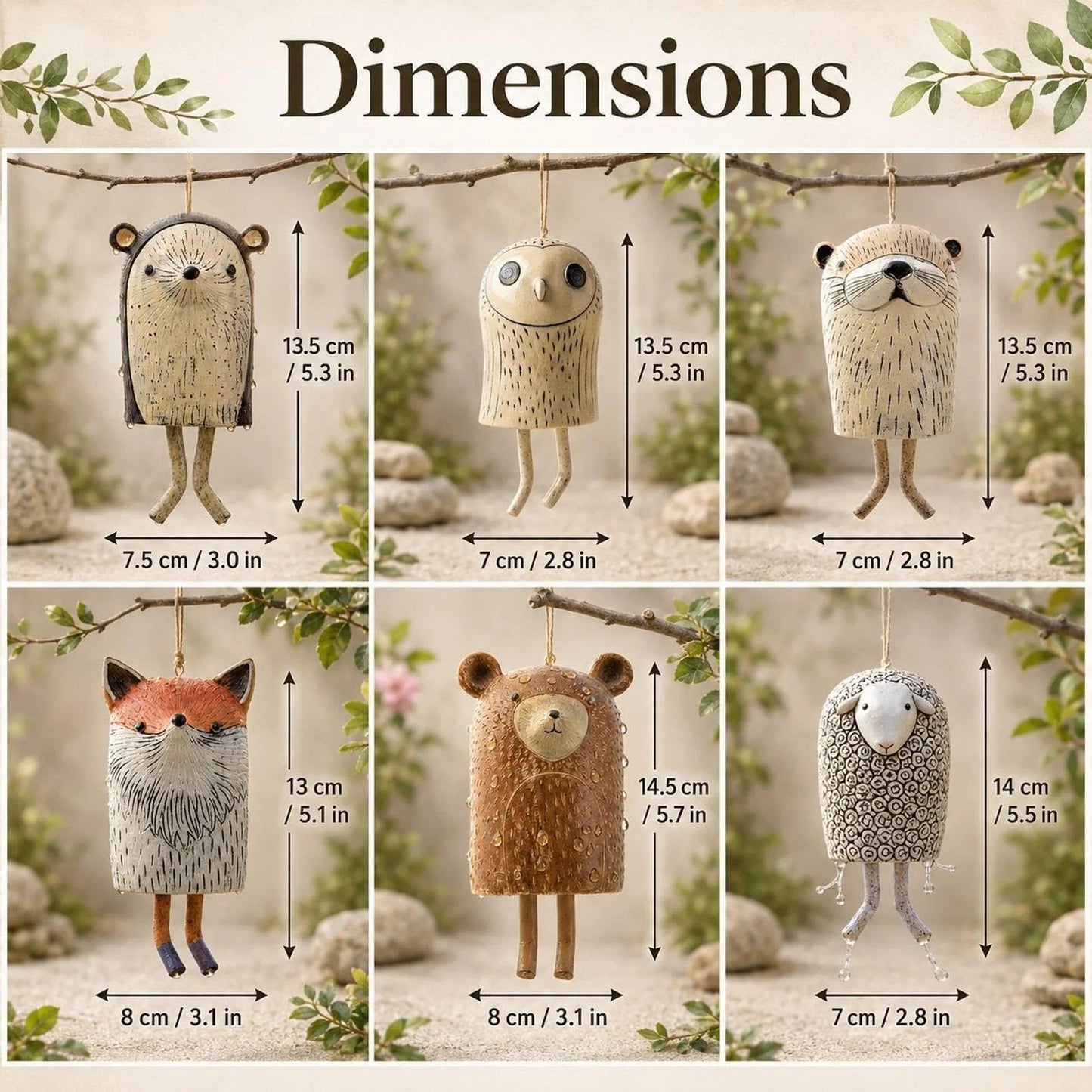 🌿 TODAY ONLY – Handmade Animal Wind Chimes That Bring Your Garden to Life ✨