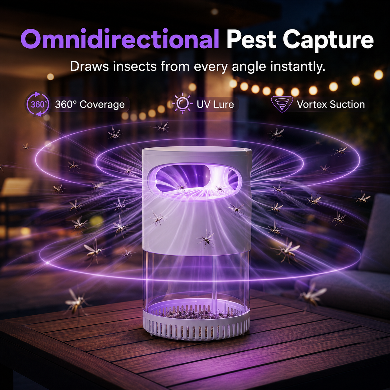 🦟🔥LAST DAY SALE 49% OFF-UV Mosquito Killer Lamp – quiet, USB, chemical-free. 50K+ sold! 🔇🌙