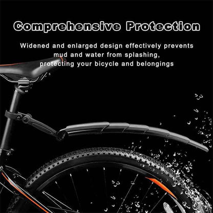 🔥 Last Day Deal: Retractable & Adjustable Bicycle Mudguard Set