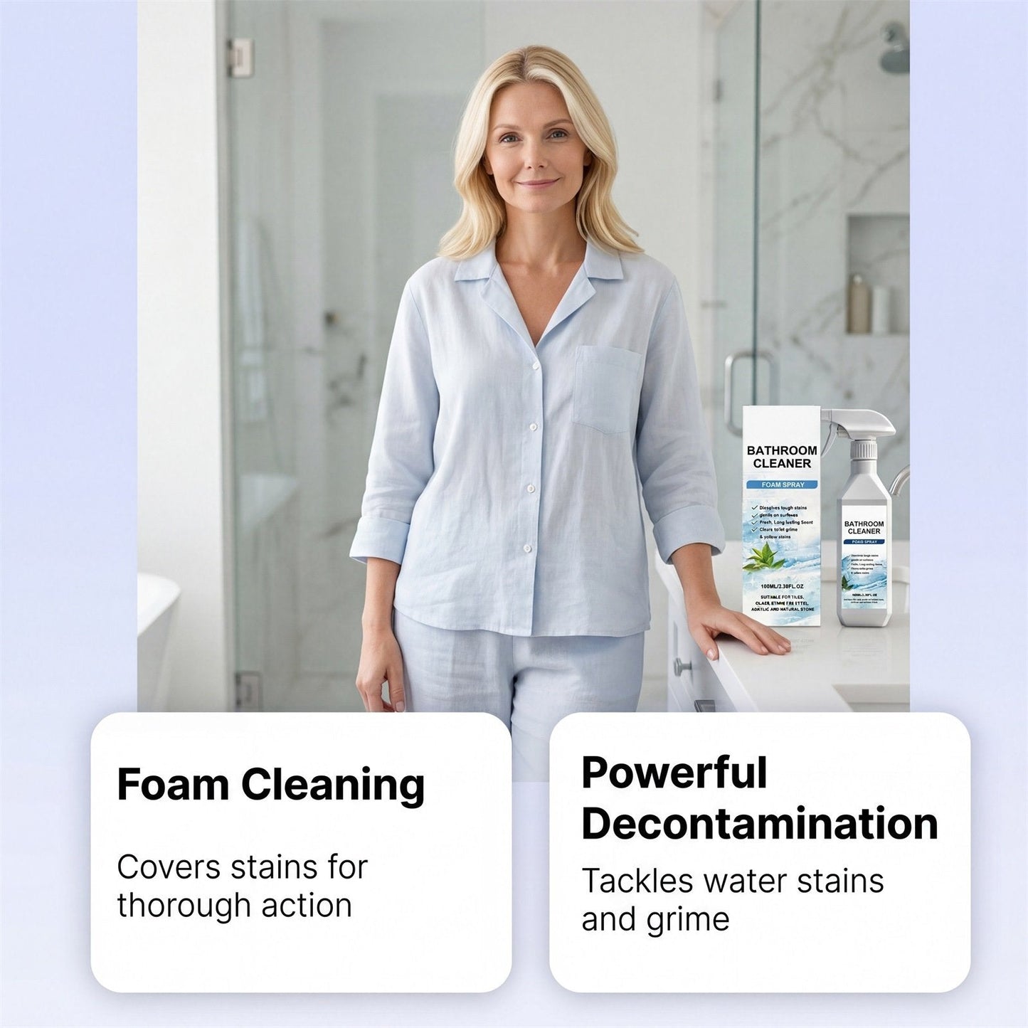 🚽Last Day 70% OFF🧽Gravity-Defying Bathroom Cleaner🎁