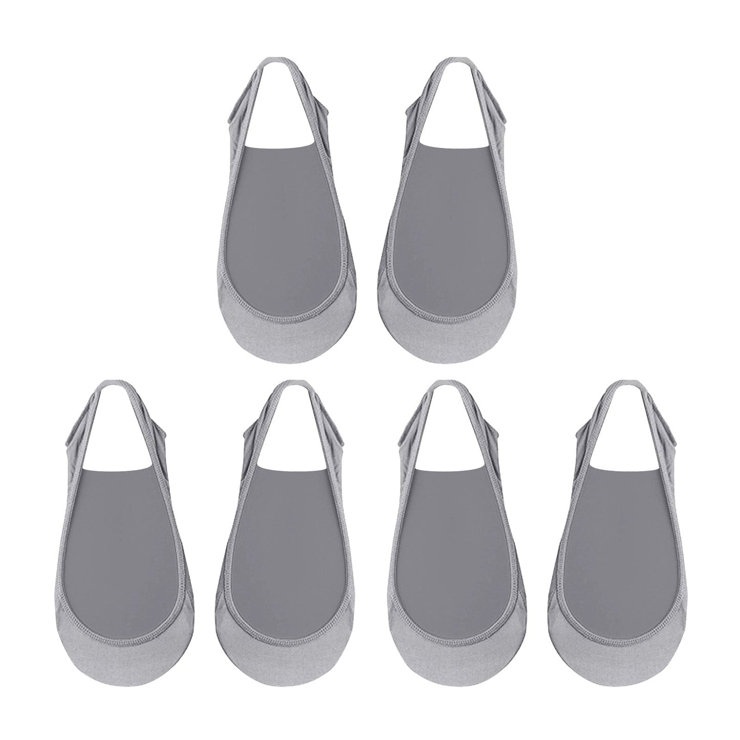 Anti-Slip Invisible Socks – Cushioned Sole & Stays in place