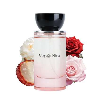 ⏰LAST DAY 50% OFF -Voyage Niva |  Rosey Fruity Floral | Extrait De Parfum 50ml/100ml | Long Lasting Luxury Fragrance | Daily women's perfume rose vibrant for women