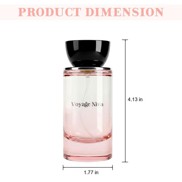 ⏰LAST DAY 50% OFF -Voyage Niva |  Rosey Fruity Floral | Extrait De Parfum 50ml/100ml | Long Lasting Luxury Fragrance | Daily women's perfume rose vibrant for women