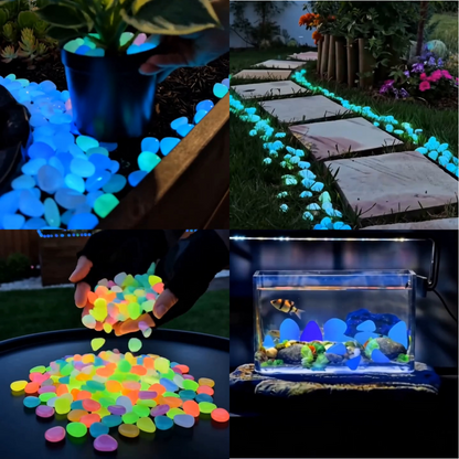 💥LAST DAY SALE 50%OFF💥Colorful Glow-in-the-Dark Garden Stones