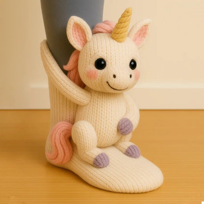 Cozy 3D Knit  Spirit Animal Socks, Express Yourself in Comfort💝