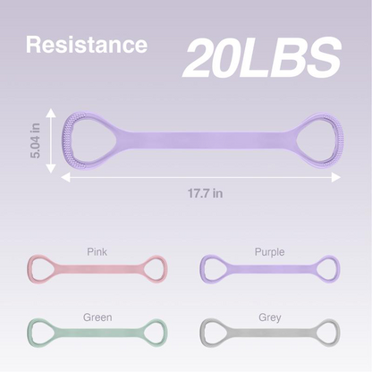 🔥Hot Sale 49% off🌟-Figure 8 Resistance Bands – Silicone Exercise Bands