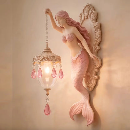 Vintage Mermaid Glow Wall Lamp