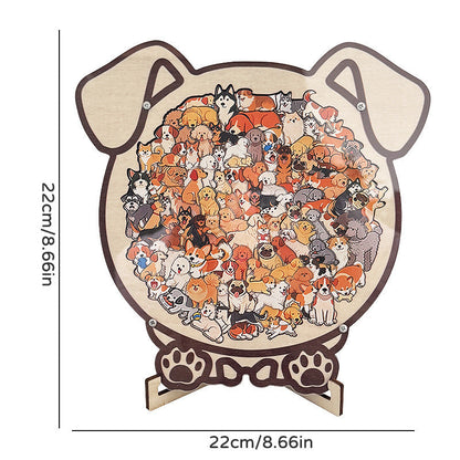 🐱 Cat Wooden Puzzle Decor – Relaxing Puzzle Gift For Cat Lovers