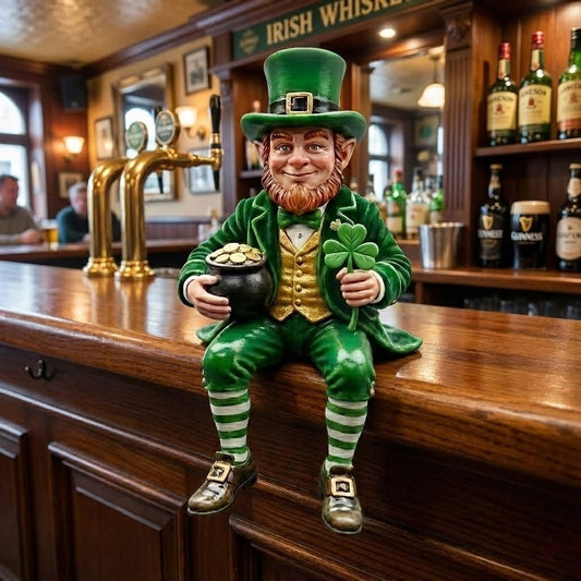 🔥Hot Sale 60% OFF -🍀St. Patrick’s Day Leprechaun Decorative Figurine🍺 Serene Desk Companion