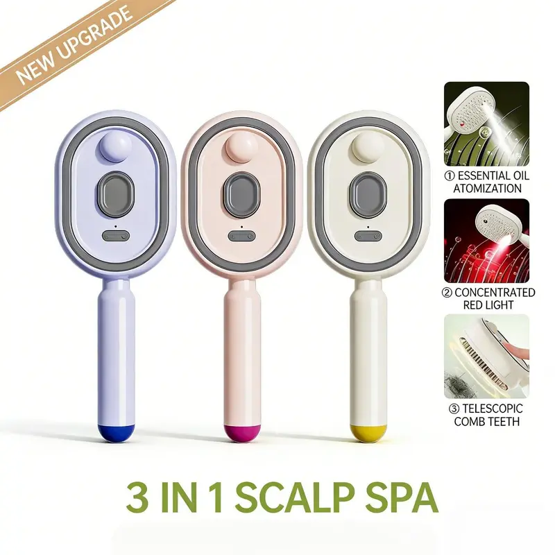 🔥Last Day 50% OFF-Electric Spray Air Cushion Massage Comb