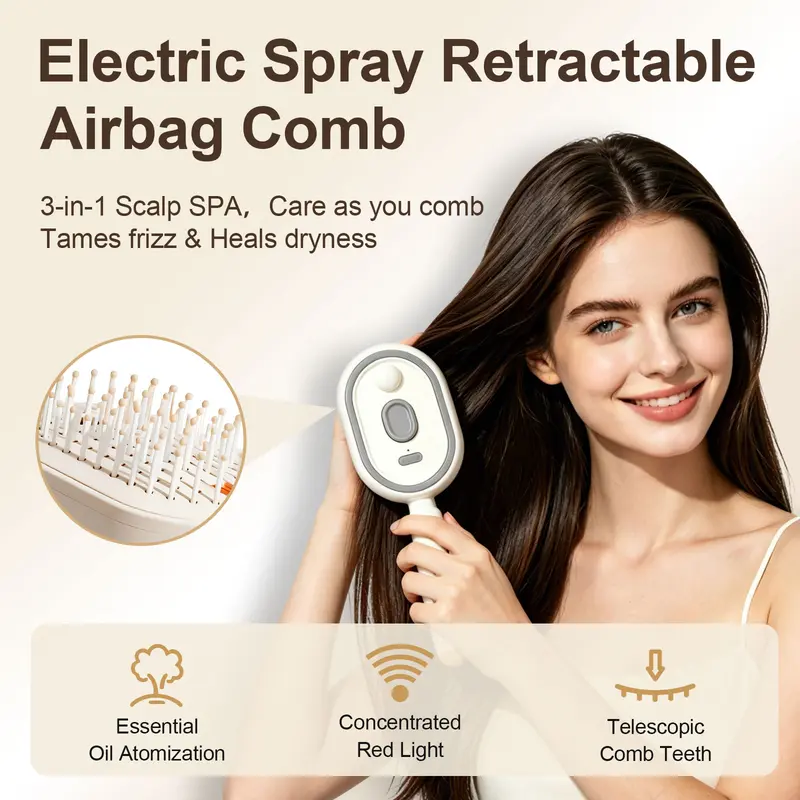 🪄Electric Spray Air Cushion Massage Comb