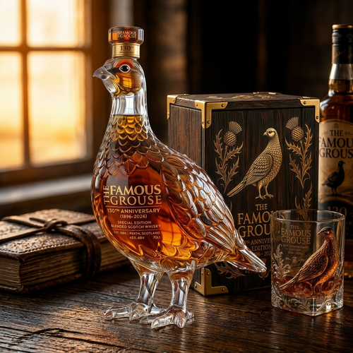 130th Anniversary Edition Blended Scotch Whisky Bottle&Glass