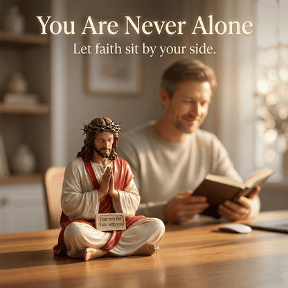🔥Hot Sale 49% OFF -✝️Peaceful Desk Companions ✨ Handcrafted Jesus & Virgin Mary Figurines