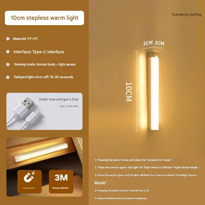 🔥 Last Day! Buy 1 Get 1 FREE – Smart Sensor Magnetic LED Lights