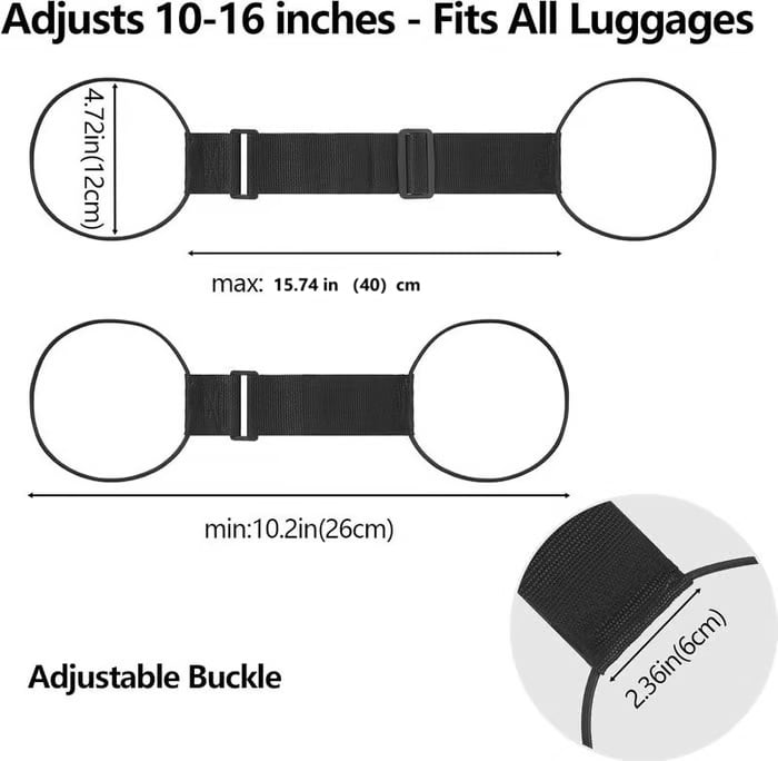 ⏰Last Day 70% OFF 🧳 Multi Use Strong Adjustable Luggage Connector Straps