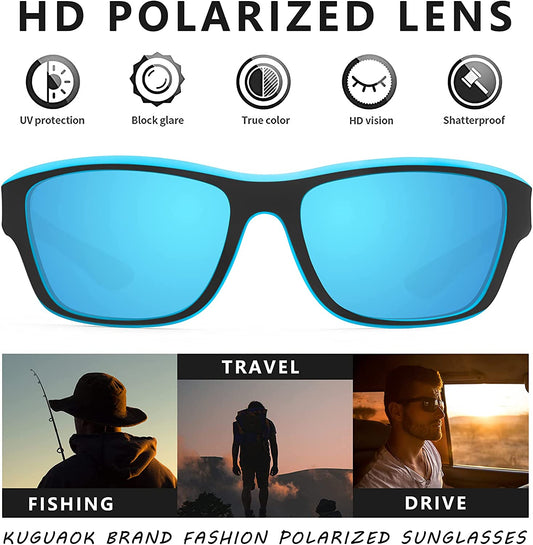 ⏰2025 Men's Outdoor Sports Sunglasses with Anti-glare Polarized Lens