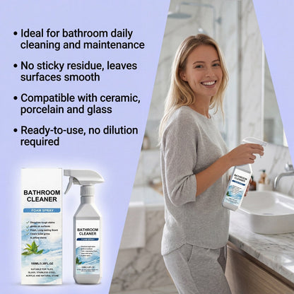🧽Last Day 70% OFF🧴Gravity-Defying Bathroom Cleaner-Give away alloy brushes🎁