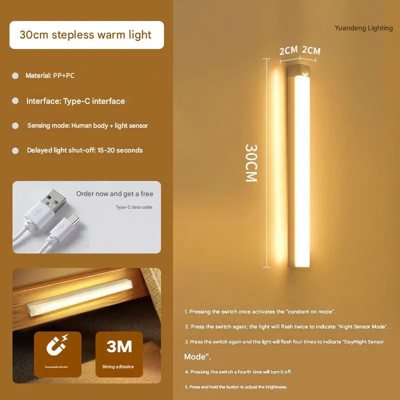 🔥 Last Day! Buy 1 Get 1 FREE – Smart Sensor Magnetic LED Lights