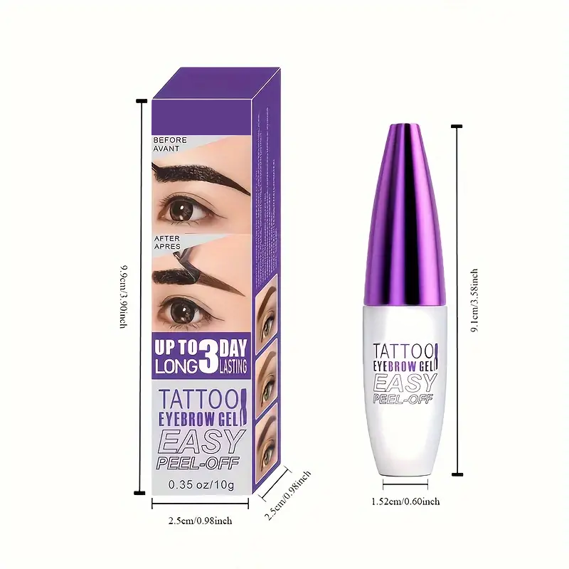 💜 Peel-Off Brow Gel | Buy 1 Get 1 FREE – BOGO Today Only