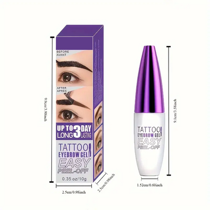 💜 Peel-Off Brow Gel | Buy 1 Get 1 FREE – BOGO Today Only
