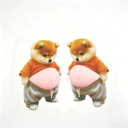 Chubby Shiba Inu Anti-Collision Sticker