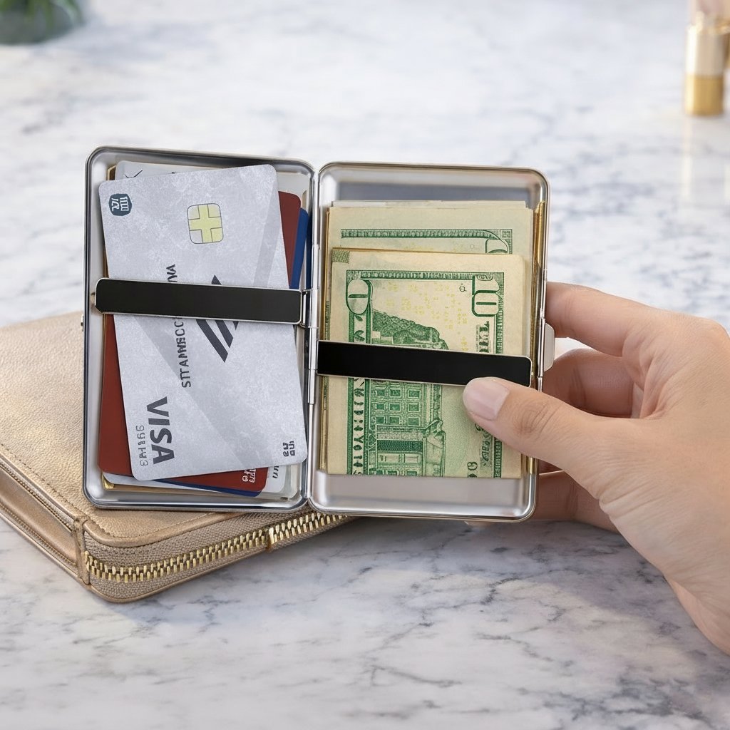 ✨Limited-Time Deal – Vintage Art Deco Card & Cash Case 💼