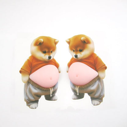 Chubby Shiba Inu Anti-Collision Sticker