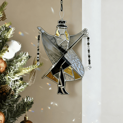 🔥LAST DAY 59% OFF -💃Stevie Nicks🤘 Handmade Stained Glass Spinner