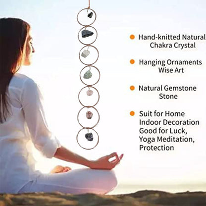🔥Raw Crystal 7 Chakra Gemstone Wall Decor