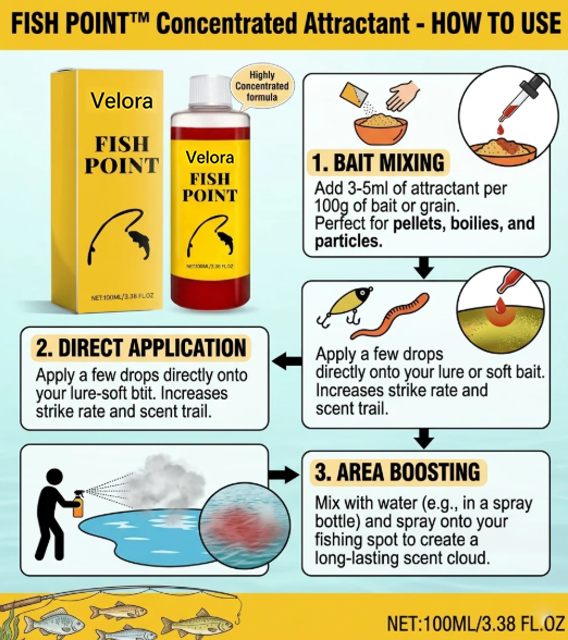 🎣Concentrated Fish Attractant Liquid – Fast-Acting Red Worm Bait Additive for Freshwater Fishing, Enhances Scent & Improves Bite Response (100ml)-JAY