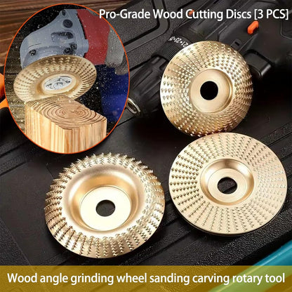 🎉Limited Edition $19.99, Only 100 Sets Left! 🛠️3PCS Wood Carving Disc Set
