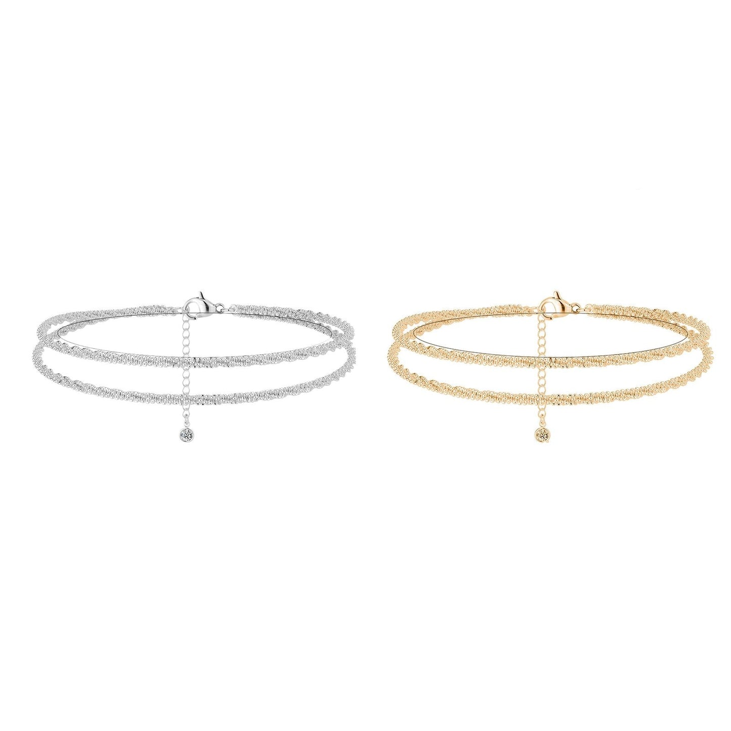 🎁Last Day Promotion 49% OFF🔥Dainty Layered Anklet For Women