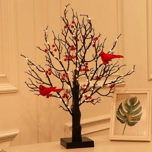 ✨ LED Vintage Glowing Tree🐦