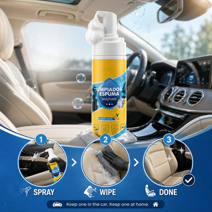 ‼️Hot Sale In 2026🔥4-in-1 Multi-Enzyme Foam Cleaner – Deep Clean Car, Kitchen, Bathroom & Sofa