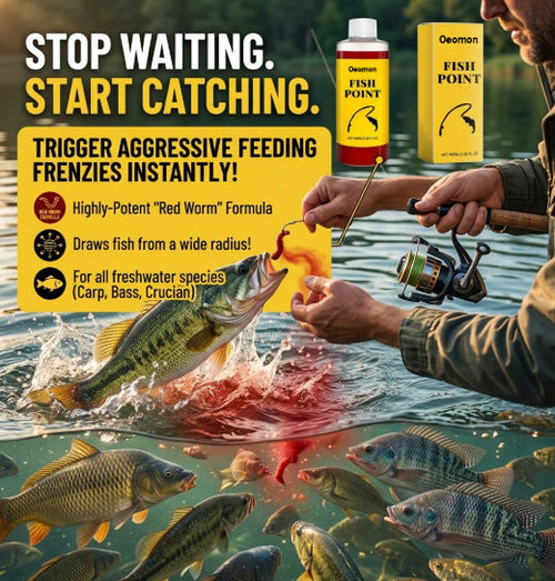 🎣Concentrated Fish Attractant Liquid – Fast-Acting Red Worm Bait Additive for Freshwater Fishing, Enhances Scent & Improves Bite Response (100ml)-JAY