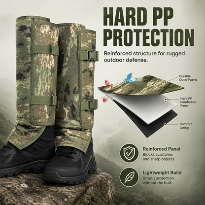 🎁ONLY TODAY FREE SHIPPING🎁Outdoor hunting leg protection,🐍 Snake Guard Leg Gaiters – Heavy-Duty Outdoor Protection