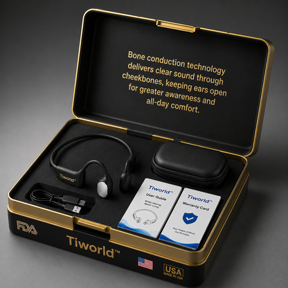 🔥 Final 2 Hours : Only Limited Stock Left🏆 Bone Conduction Smart Hearing Headphones