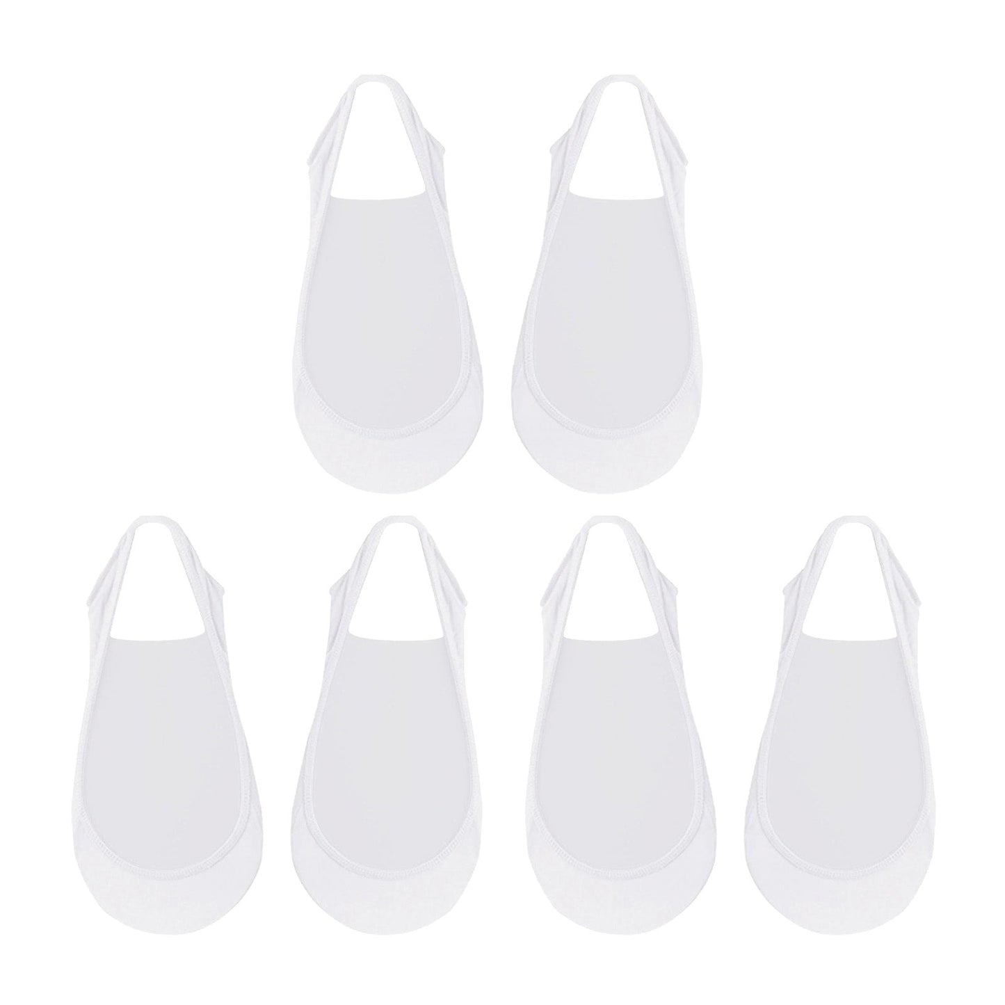 Anti-Slip Invisible Socks – Cushioned Sole & Stays in place